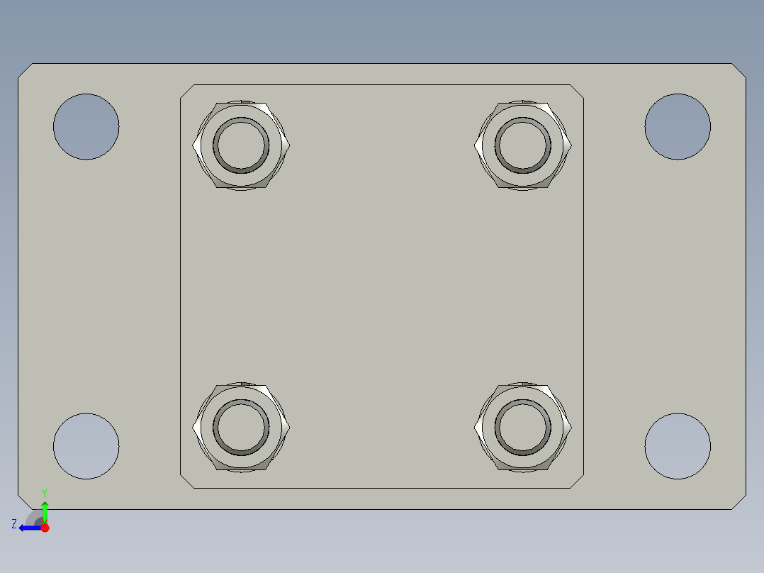 YZ266-000100022油缸HOBRD-6335350+FA型组件右视图
