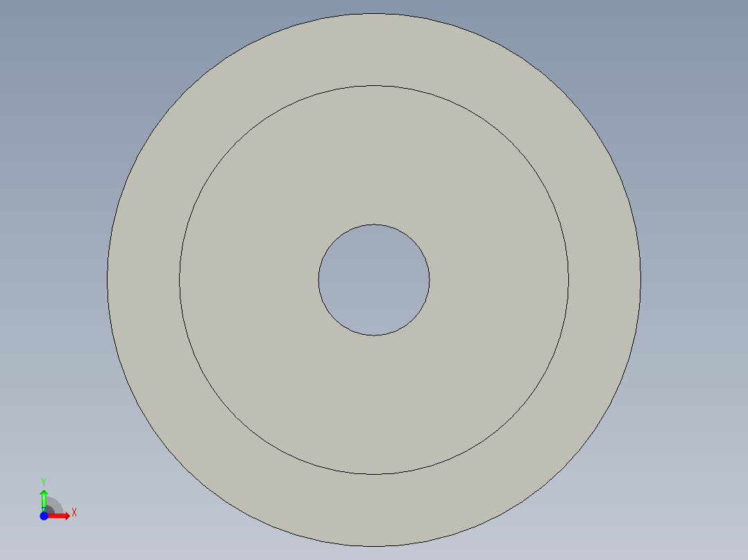 同步轮S5M26齿8孔前视图