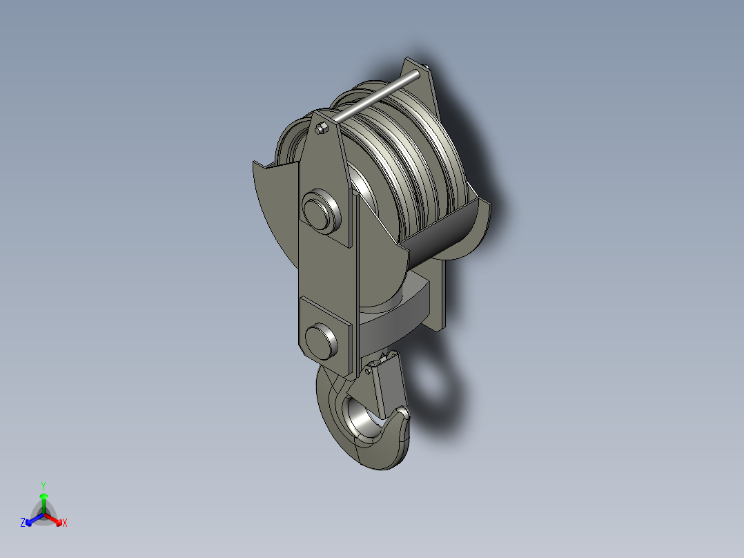 G883-10吨叼钩组装配