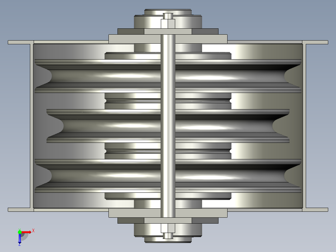 G883-10吨叼钩组装配俯视图