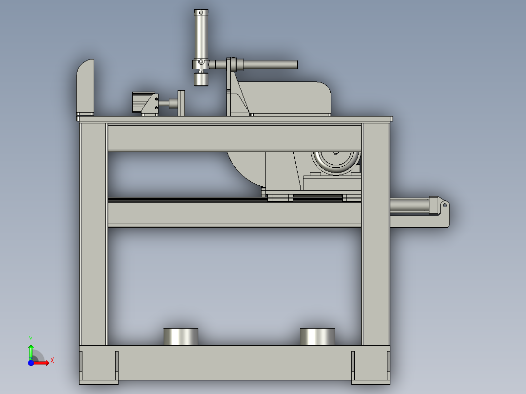 12寸成品锯前视图