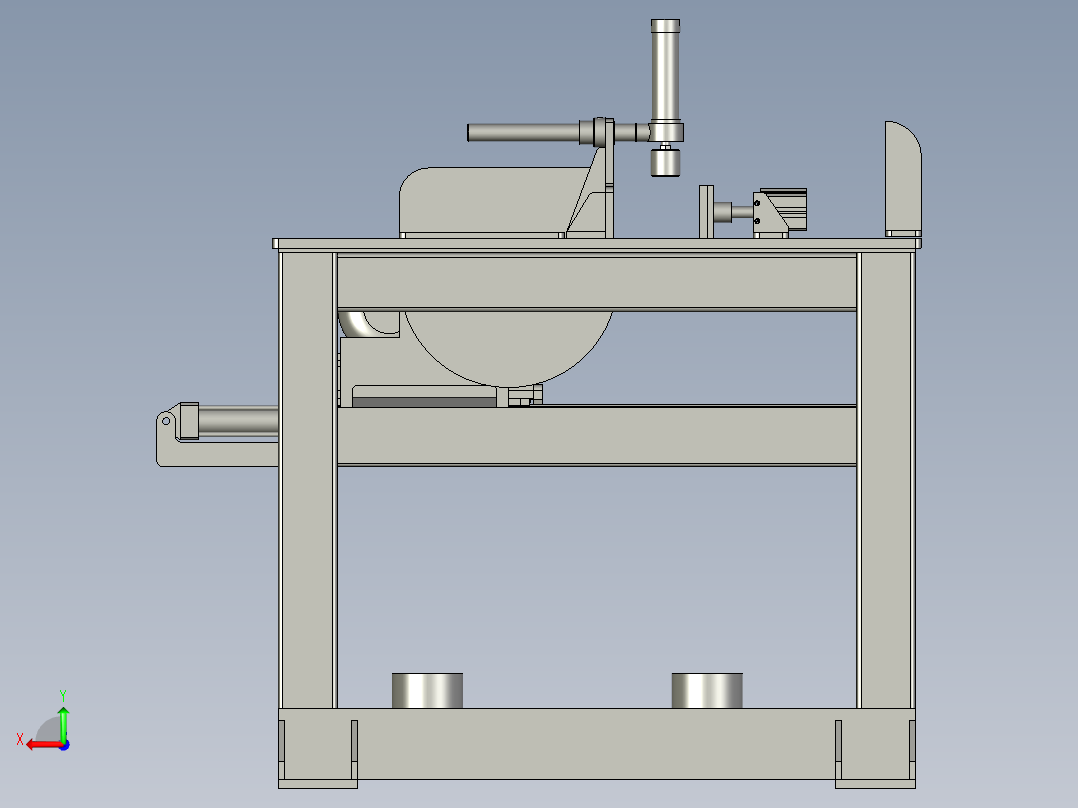 12寸成品锯后视图