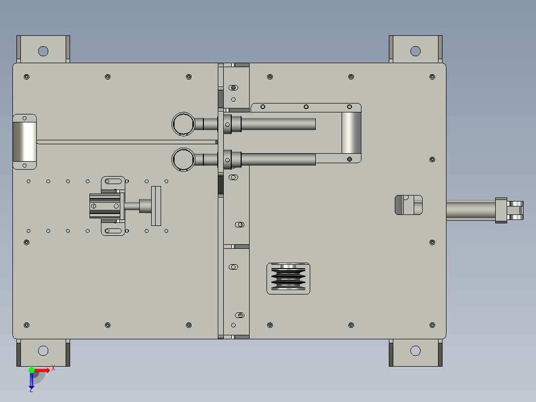 12寸成品锯俯视图