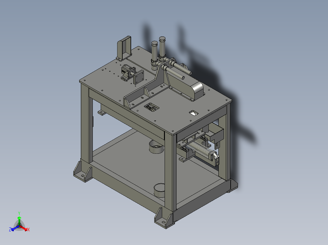 12寸成品锯正等轴测图