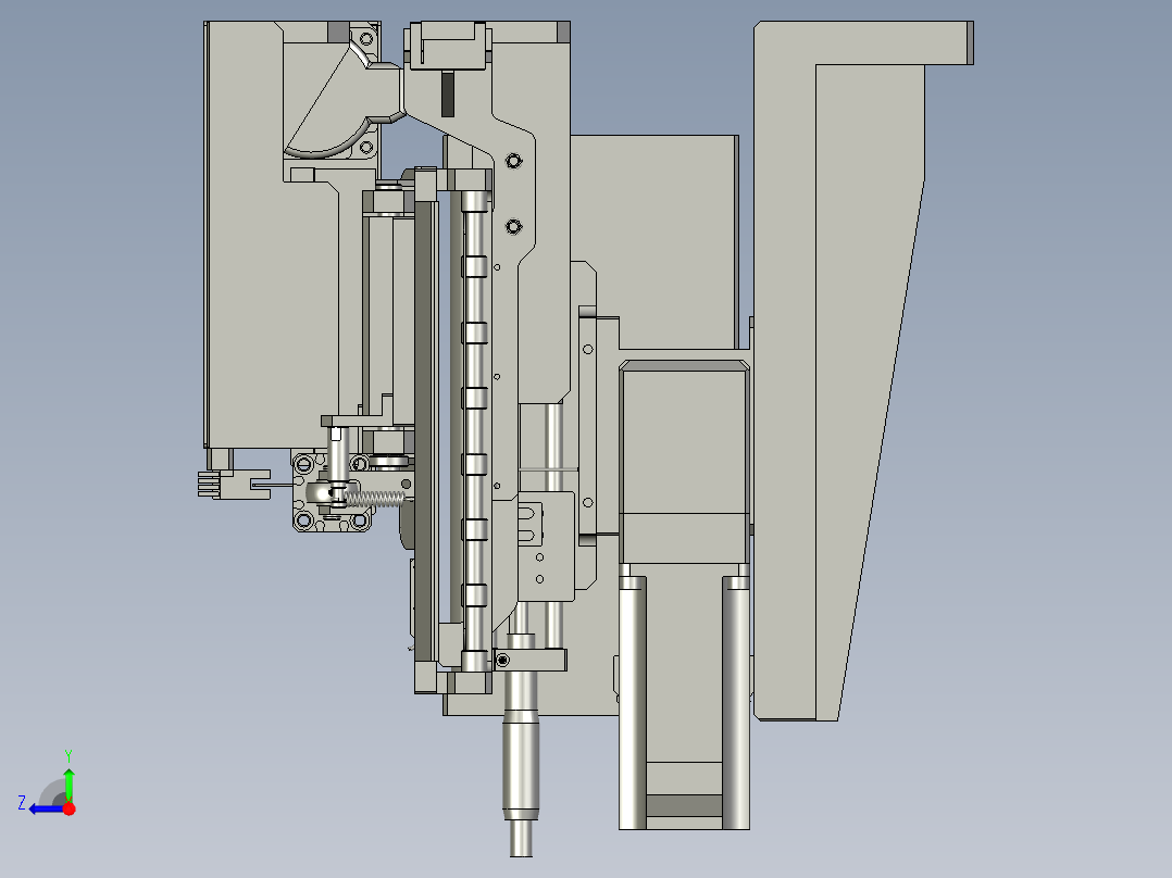 YWP200K4-07A-00左机械手组件右视图