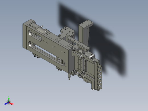 YWP200K4-07A-00左机械手组件正等轴测缩略图