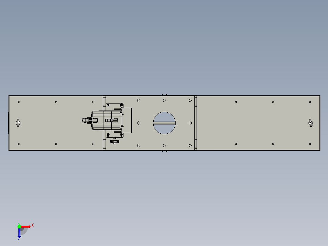 sakcS201404-06-00伺服单臂抓手机构俯视图