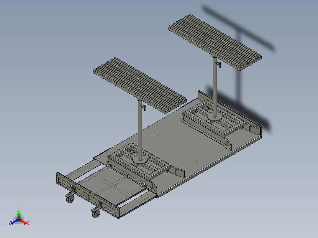 小台车111正等轴测图