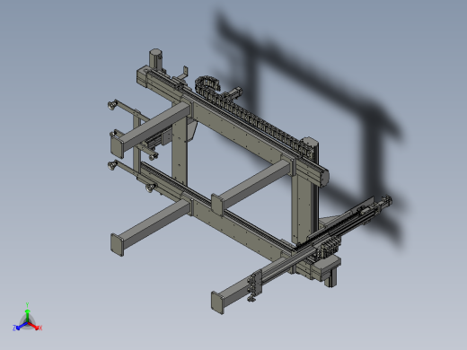 取纸皮-装箱-机械手组件
