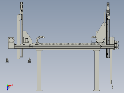 取纸皮-装箱-机械手组件俯视缩略图