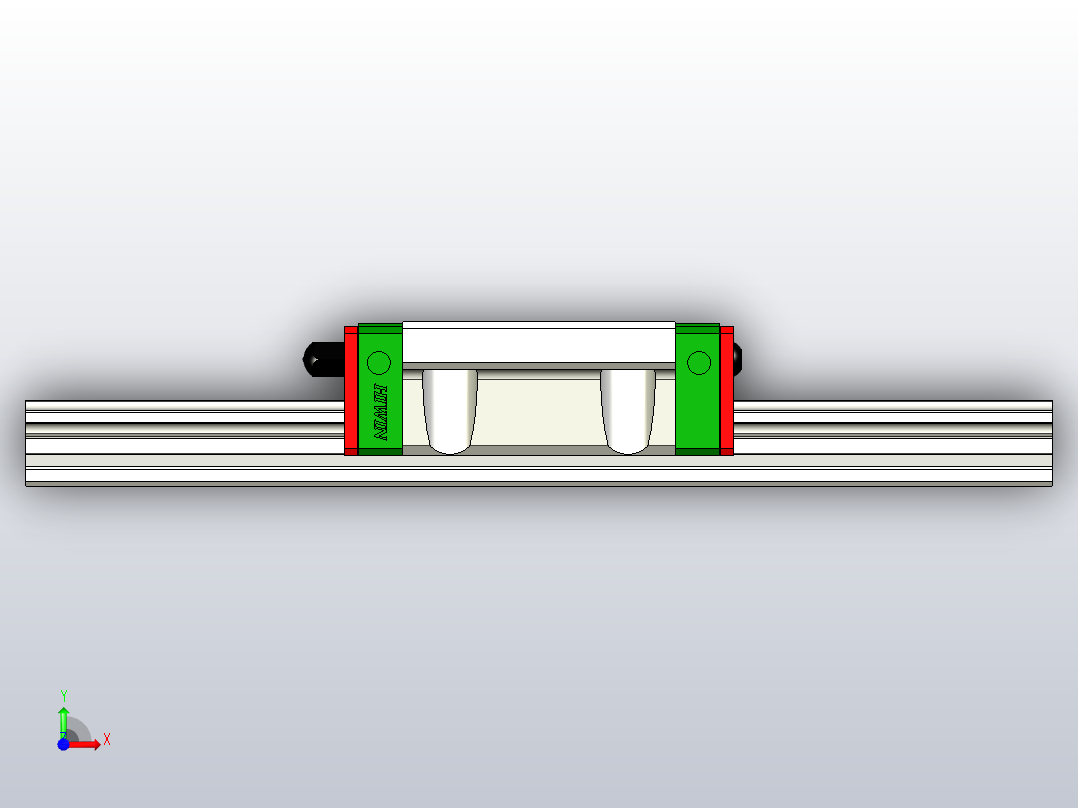 直线导轨EGW15CA1R150Z0C前视图