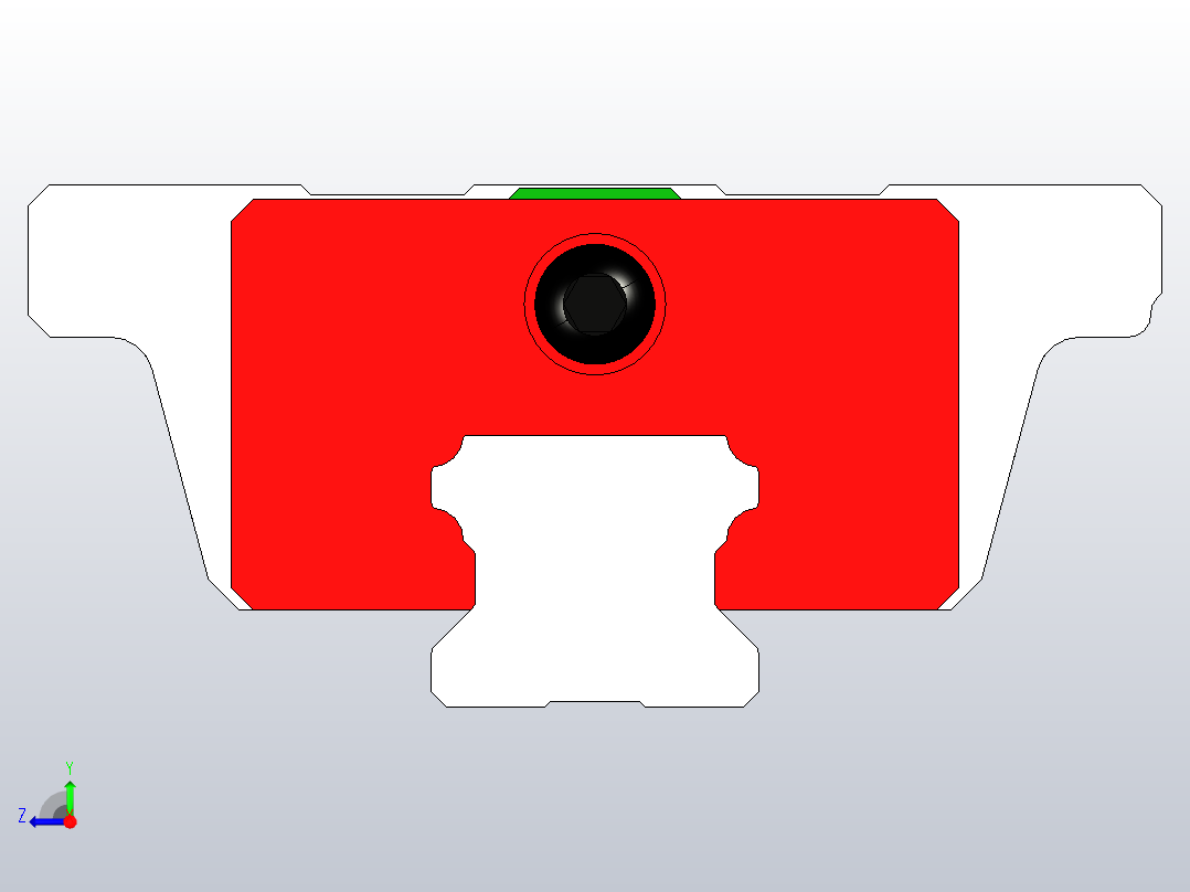 直线导轨EGW15CA1R150Z0C右视图