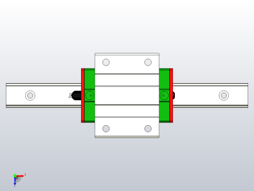 直线导轨EGW15CA1R150Z0C俯视缩略图