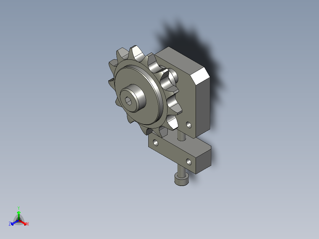 170423A4-惰轮组件1主视图