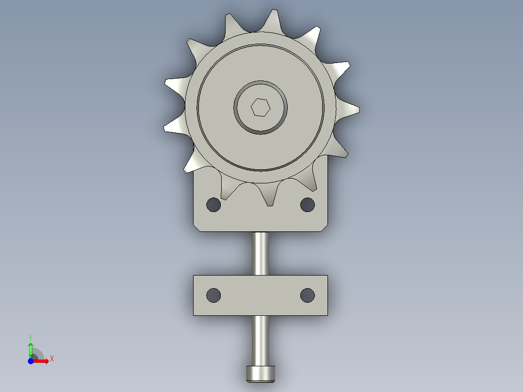 170423A4-惰轮组件1前视图