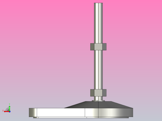 DDGS80-M10-L100-C2万向关节调整脚蹄后视缩略图