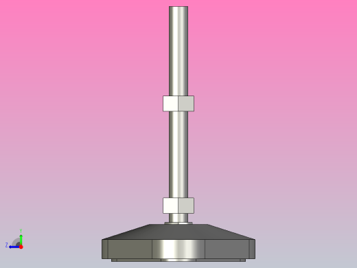 DDGS80-M10-L100-C2万向关节调整脚蹄右视缩略图