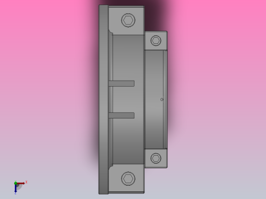 PGFD法兰式轴向固定剖分式轴承_PGFD-300俯视缩略图