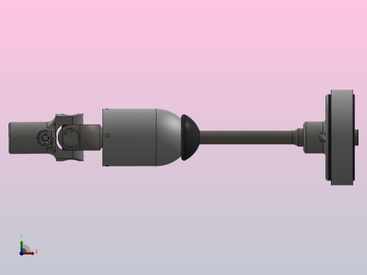 摩托车传动轴总成前视缩略图