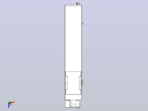 MCB17无尘皮带滑台[MCB17-L40-600-LU-P40-C3]俯视缩略图
