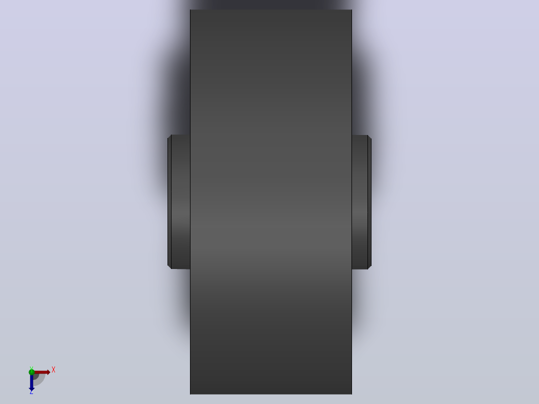 LX(HL)型弹性柱销联轴器／LXZ(HLL)型带制动轮弹性柱销联轴器_LXZ3联轴器Z30×82／Z30×60俯视图