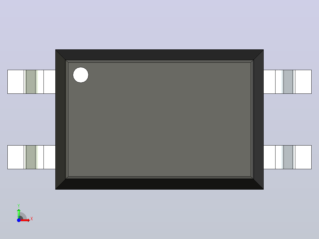 106x SOIC 封装（小外形集成电路）SOIC254P1016X350-4N前视图