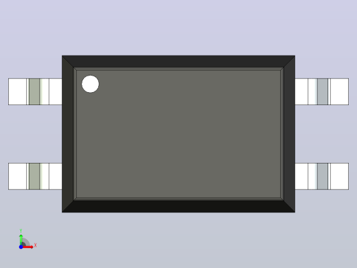 106x SOIC 封装（小外形集成电路）SOIC254P1016X350-4N前视缩略图