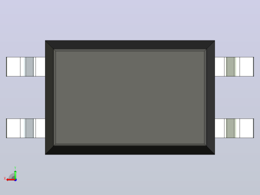 106x SOIC 封装（小外形集成电路）SOIC254P1016X350-4N后视缩略图