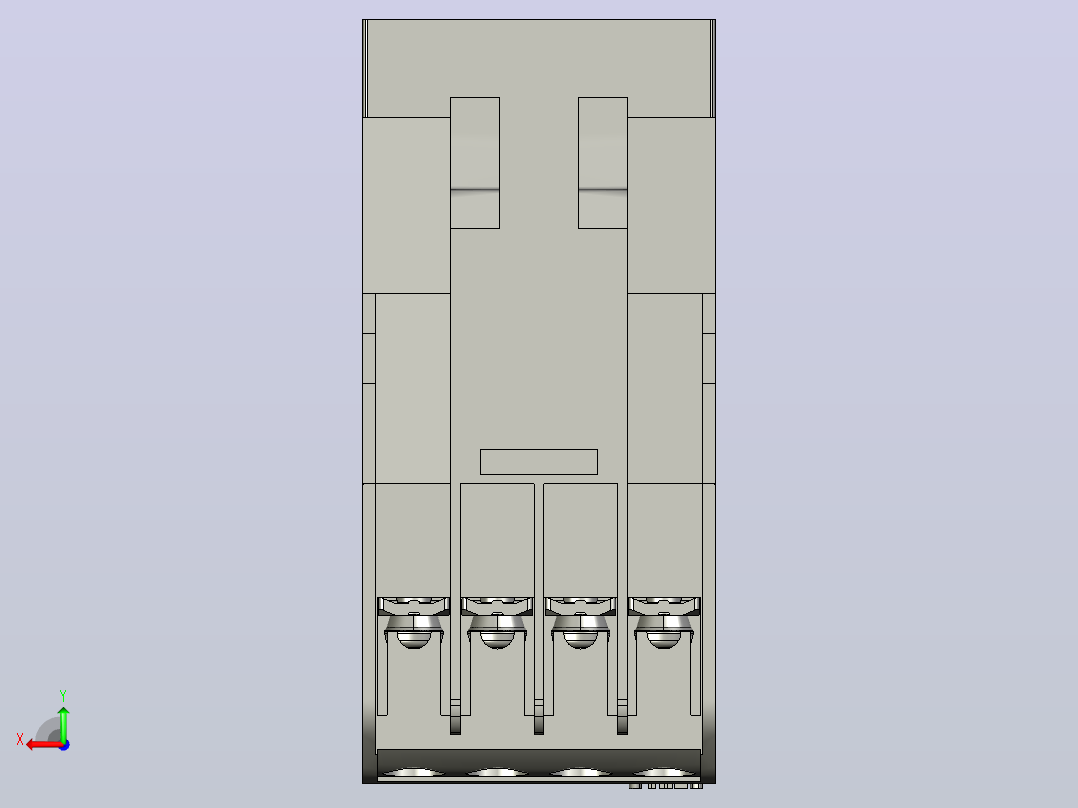 三菱接触器S-T10 AC200V 1A C后视图