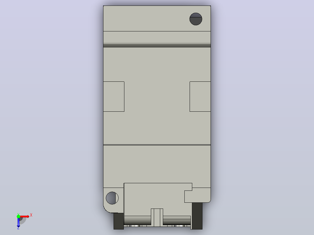 三菱接触器S-T10 AC200V 1A C俯视图
