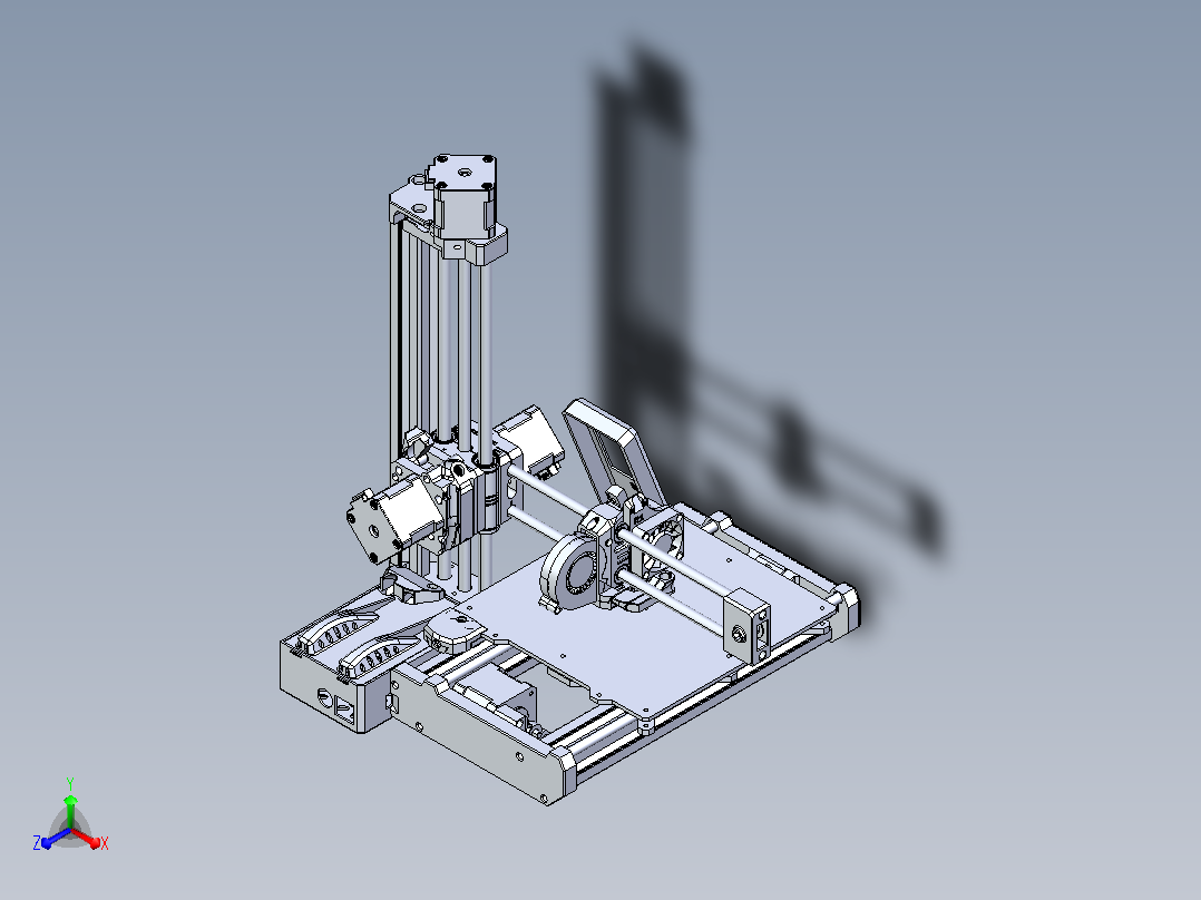 PRUSA MINI 3D打印机组装步骤文件主视图