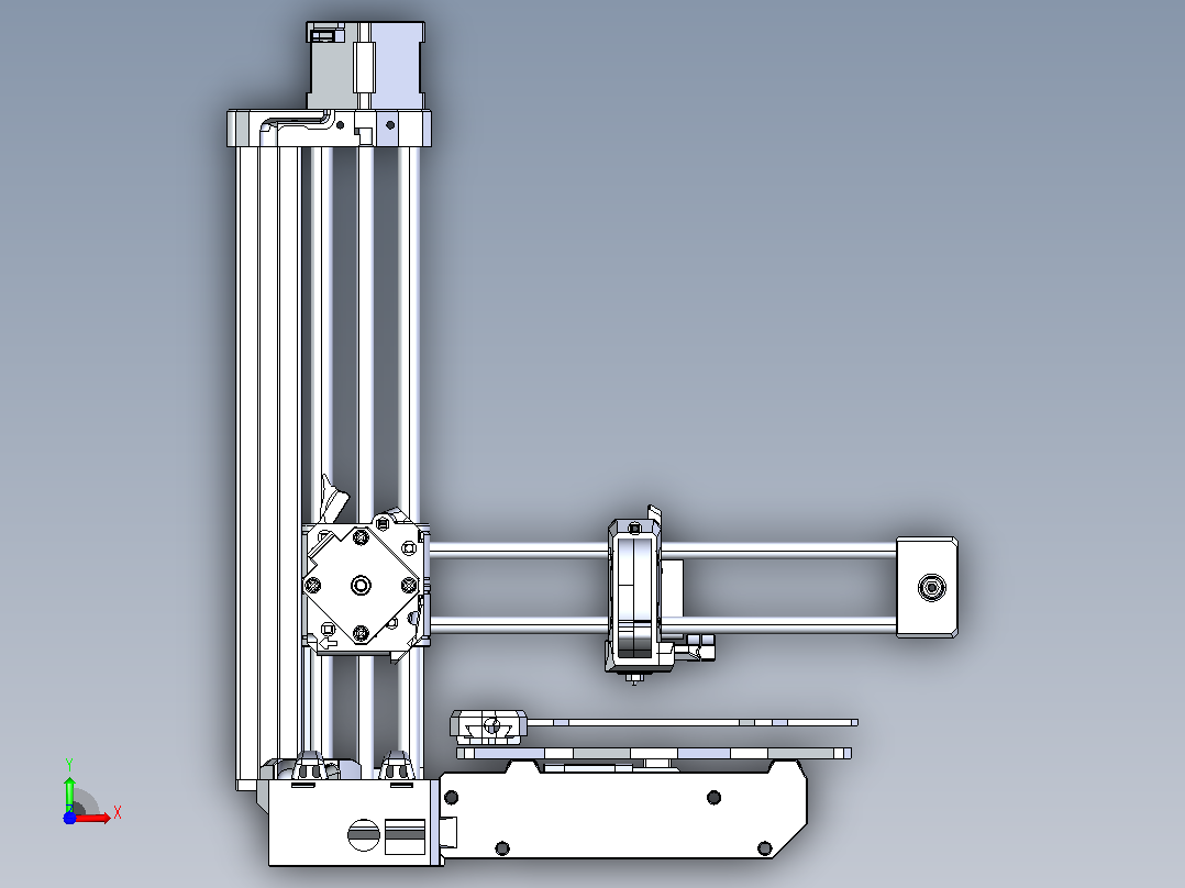 PRUSA MINI 3D打印机组装步骤文件前视图