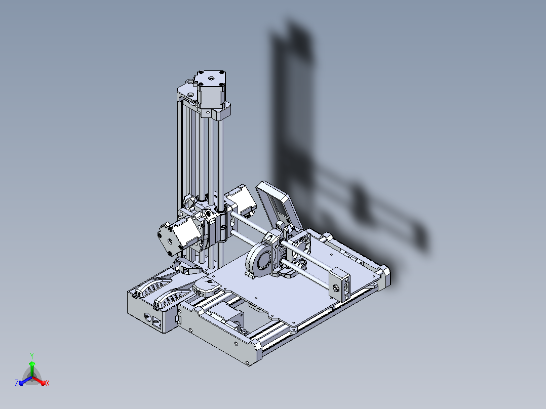 PRUSA MINI 3D打印机组装步骤文件正等轴测图