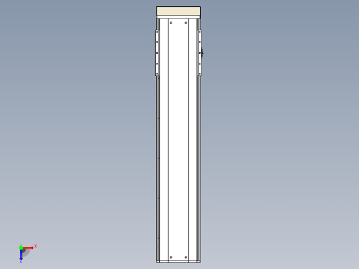 日规模组半封闭丝杆TPA-HNR-220D-3210C-L850-MP-C-P1K-N3俯视缩略图