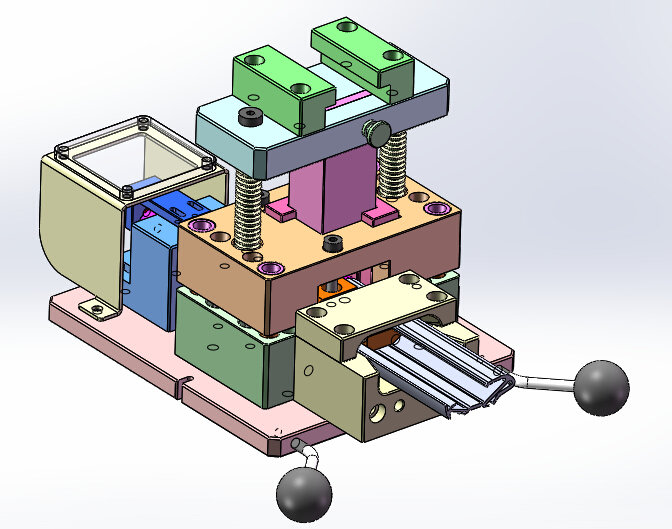 A35端末LIP裁切工装sw18可编辑+bom单
