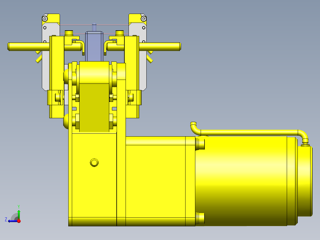 工件合格与否判断检查工序右视图