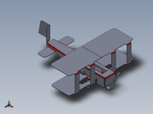 滑翔机（SW纯钣金，可展开
