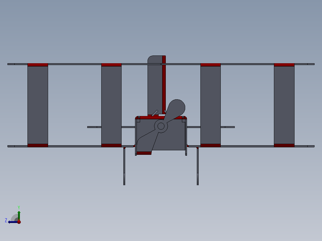 滑翔机（SW纯钣金，可展开右视图