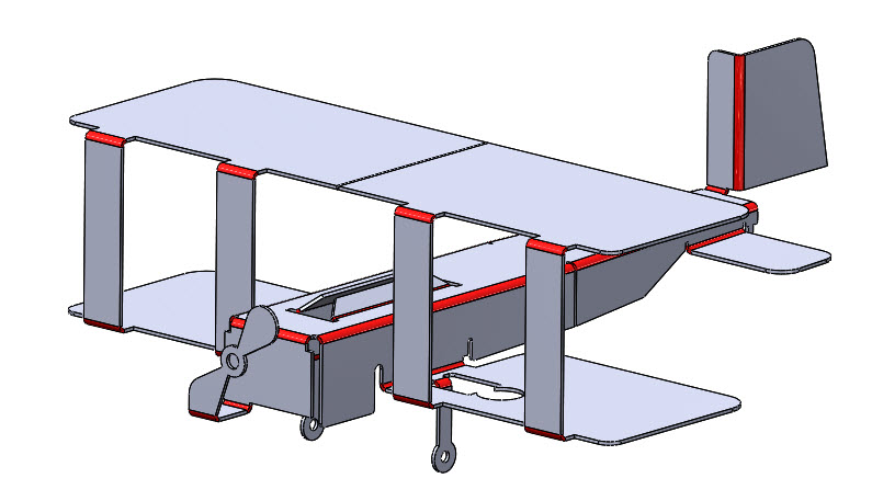 滑翔机（SW纯钣金，可展开