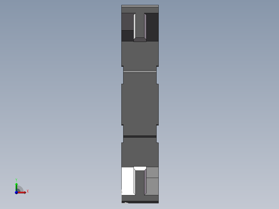端子固定件前视图