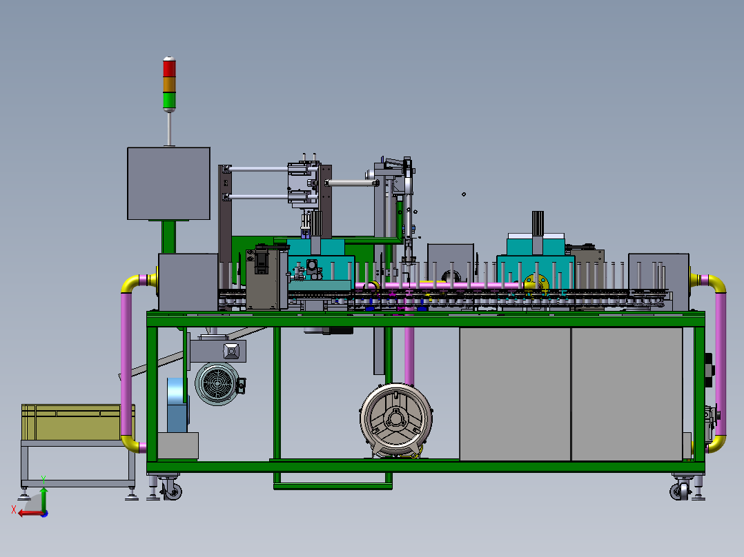 自动涂装生产线设备后视图