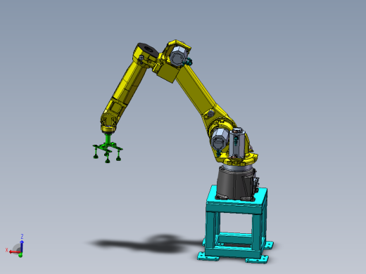吸盘式搬运机器人3D图1014026