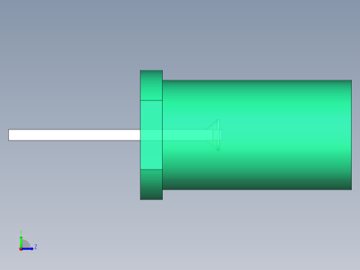 LED_Cylindrical_Green3_D5x9.6mm左视缩略图