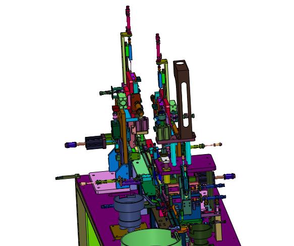 微电机马达业生产全自动插电刷机