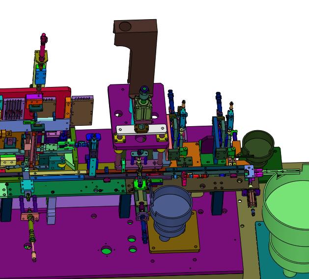 微电机马达业生产全自动插电刷机