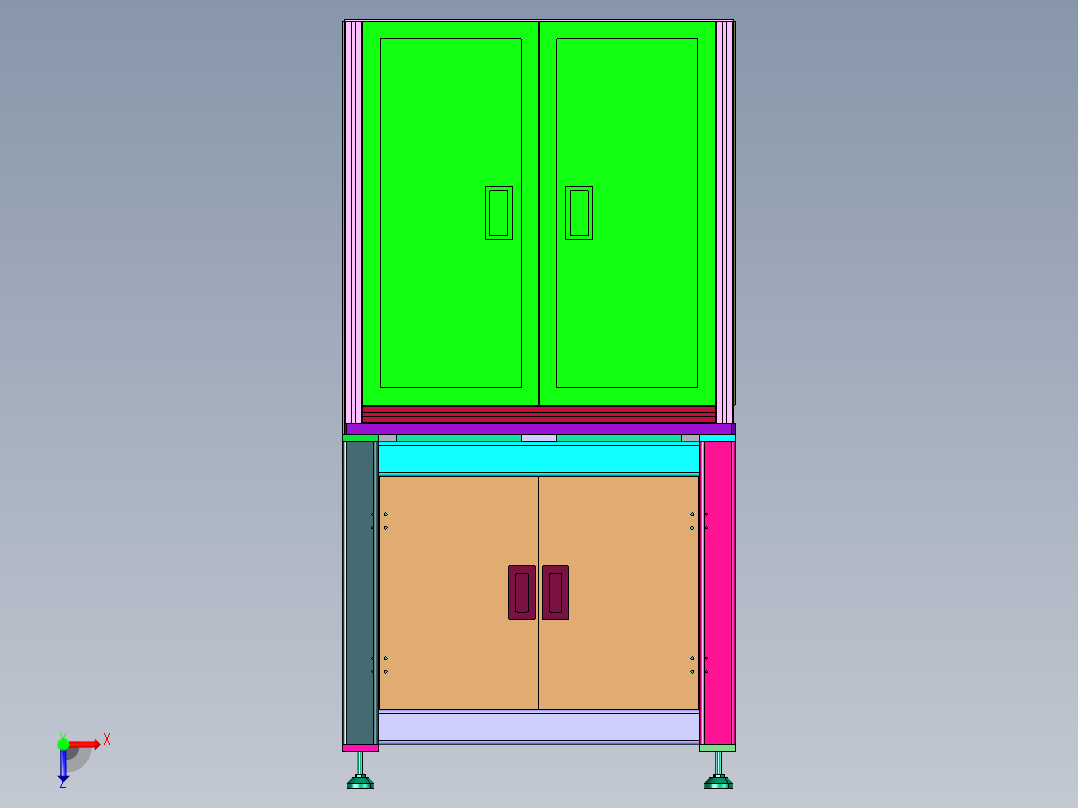 圆管振动盘自动送料倒角机俯视图