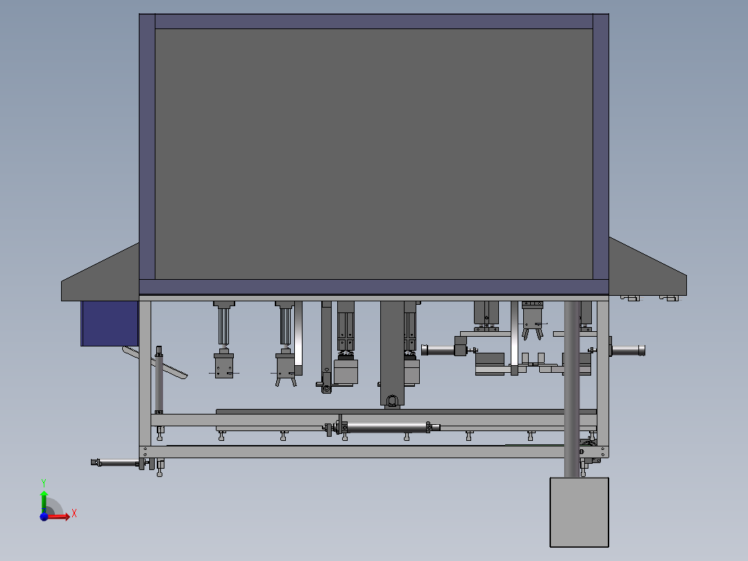测试浸锡机前视图