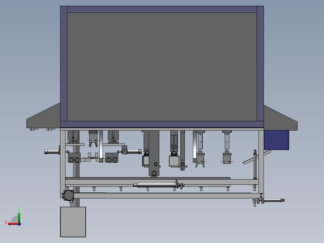 测试浸锡机后视图
