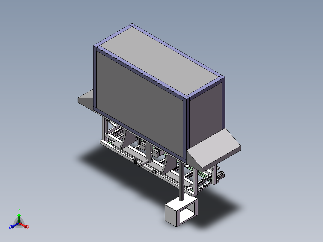 测试浸锡机正等轴测图
