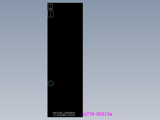 搖擺螺絲(A型)BJ736-A-2D多系列多零件图纸模型